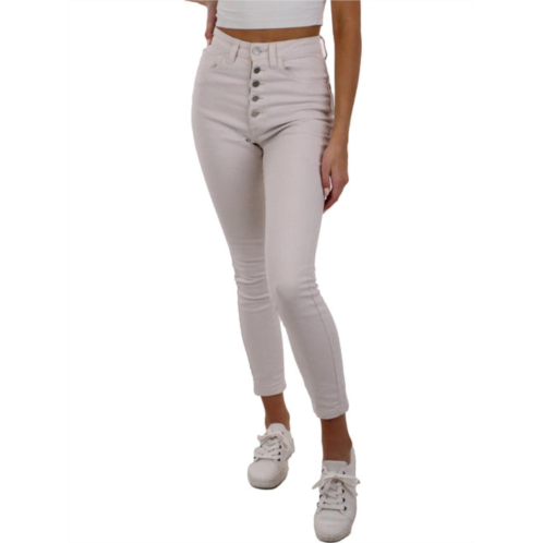 We Wore What the danielle womens high waist ankle skinny jeans