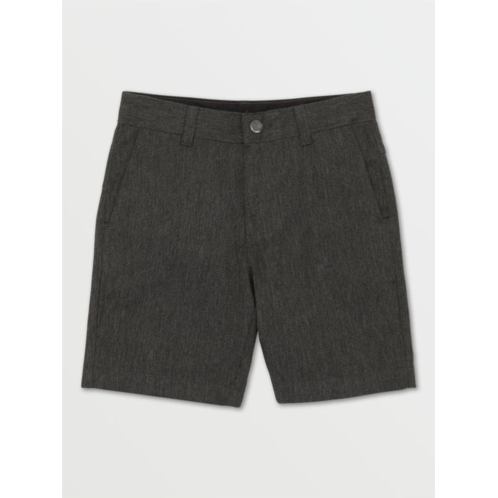 Volcom little boys vmonty shorts - charcoal heather