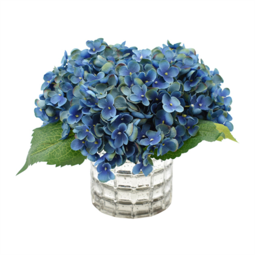 Creative Displays dark blue hydrangea floral arrangement