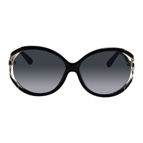Salvatore Ferragamo womens oval sunglasses