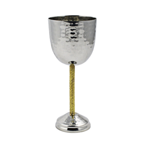 Classic Touch Decor kiddush goblet with gold stem