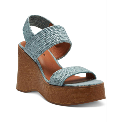 Lucky Brand delukah womens ankle strap slingback wedge sandals