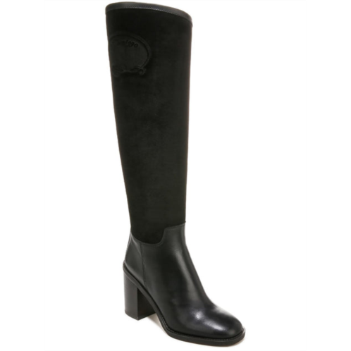 Franco Sarto rivettall womens leather casual knee-high boots