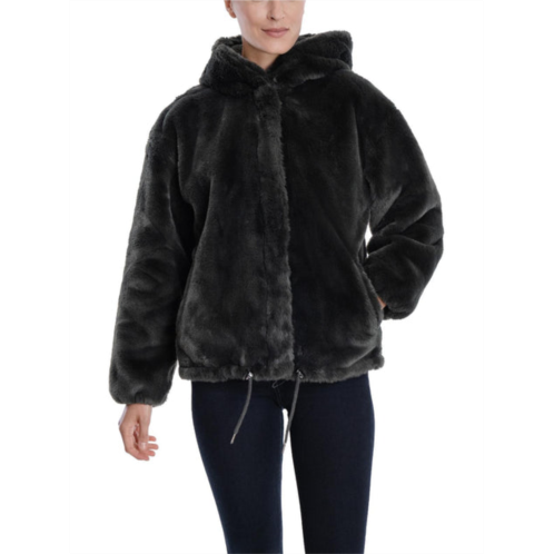 Lucky Brand womens lightweight cold weather faux fur coat