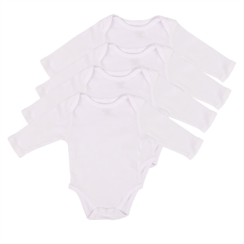 Leveret baby four pack long sleeve bodysuit