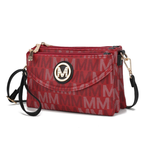 MKF Collection by Mia k. ishani five compartments m signature crossbody bag