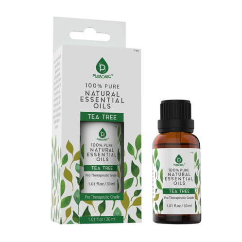 PURSONIC 100% pure tea tree essential oils,100% natural & pro therapeutic grade 1oz