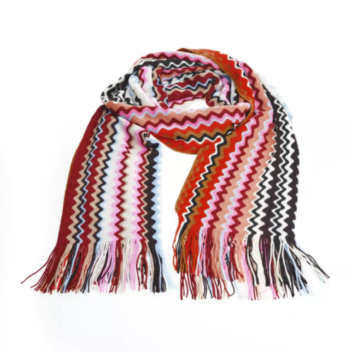 Missoni ssoni multi acrylic womens scarf