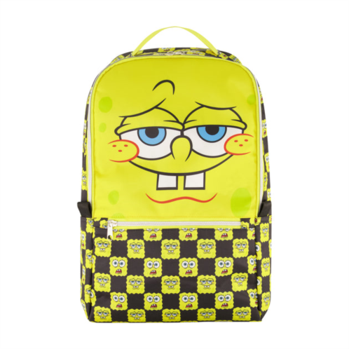 Concept One spongebob checkered big face backpack