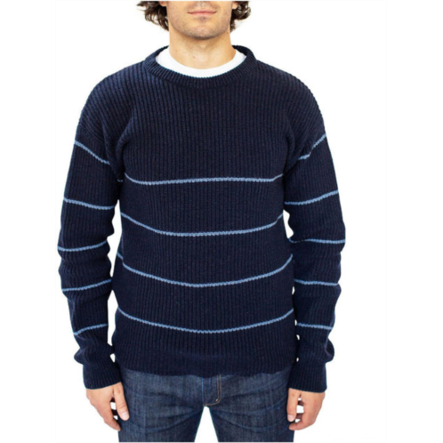 Benson mens stripes knit crewneck sweater