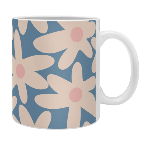 Deny Designs kierkegaard design studio daisy time retro floral i coffee mug