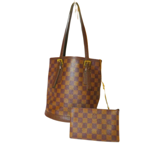 Louis Vuitton bucket canvas shoulder bag (pre-owned)