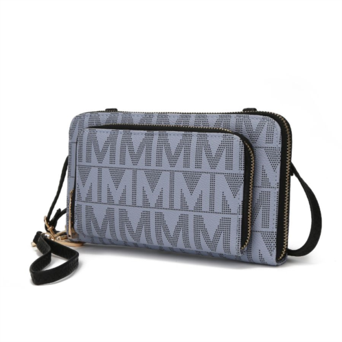 MKF Collection by Mia k. dilma wallet-cell phone crossbody handbag