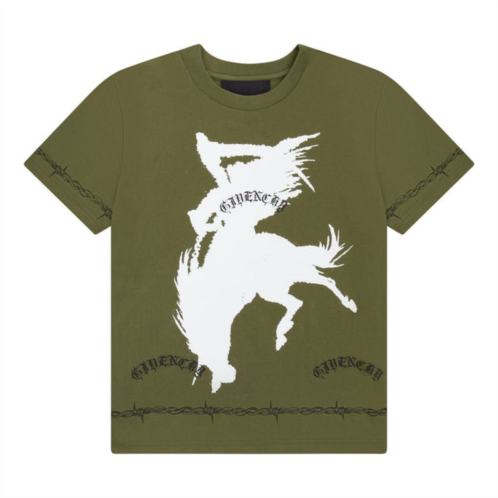 Givenchy green gothic tattoo t-shirt