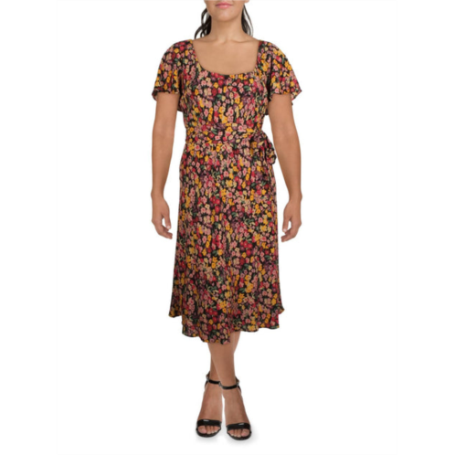 POLO Ralph Lauren womens floral long midi dress