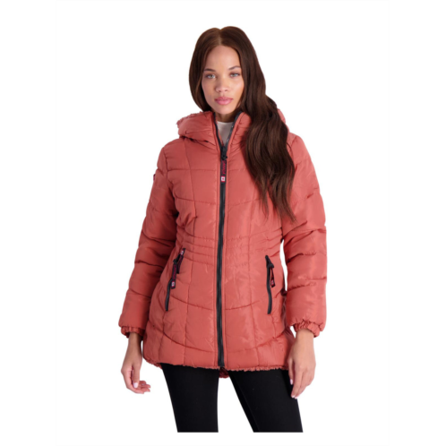 Canada Weather Gear womens sherpa cold weather puffer jacket