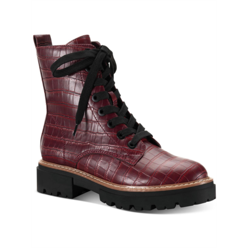 Sun + Stone tiiaa womens canvas ankle combat & lace-up boots