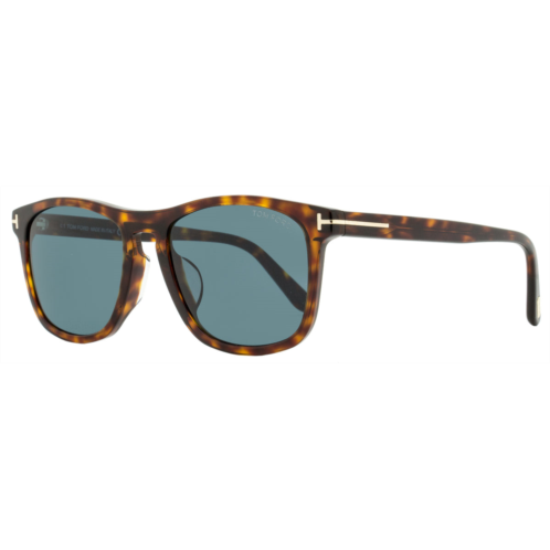 Tom Ford unisex rectangular sunglasses tf930f gerard-02 54v red havana 56mm
