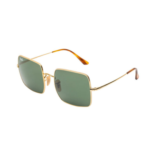 Ray-Ban rb1971 square 54mm unisex sunglasses, gold