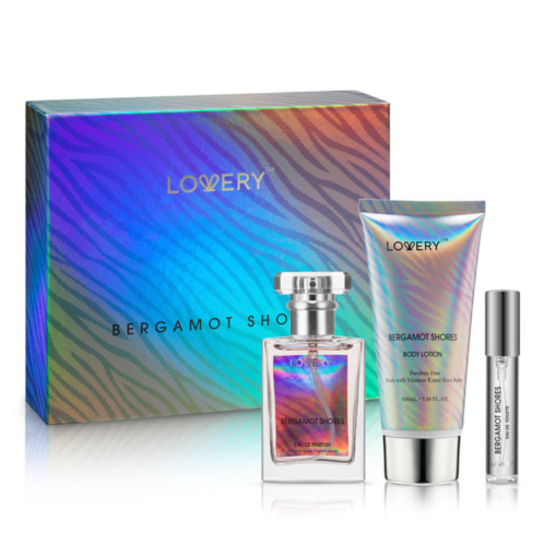 Lovery 3-pc. bergamot shores eau de parfum gift set with body lotion