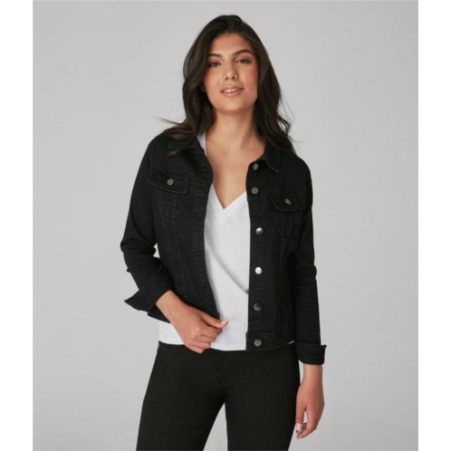 Lola Jeans gabriella-blk classic denim jacket
