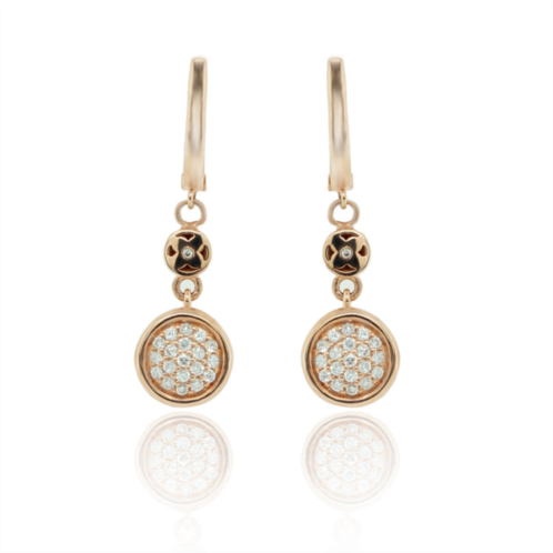 Diana M. diamond earrings