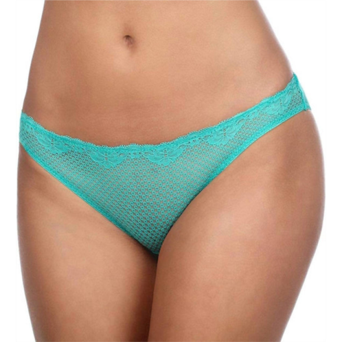 Timpa Lingerie duet lace low rise thong in pool green
