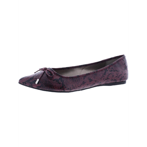 Array zoey womens bow pointed toe ballet flats