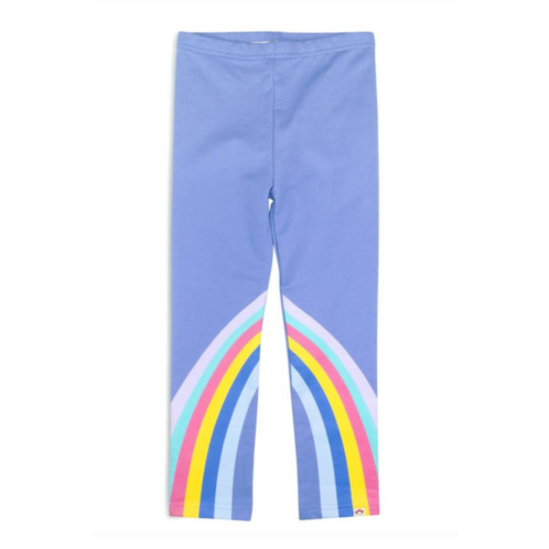 Appaman girls rainbow cropped leggings in blue