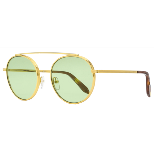 Victoria Beckham womens oval sunglasses vbs137 c03 gold/brown 54mm