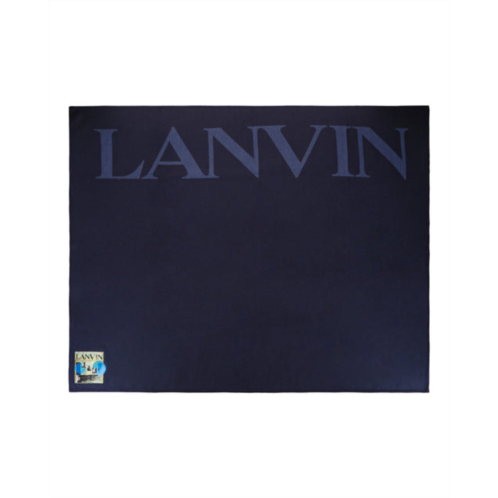 Lanvin logo wool wrap