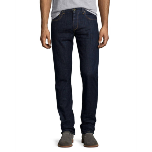 Rag & Bone standard issue 5 pocket fit 3 heritage slim straight leg jeans in dark blue