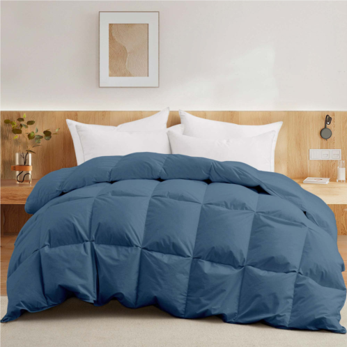 Peace Nest feather and down comforter pinch pleated craft 100% cotton shell, king or full