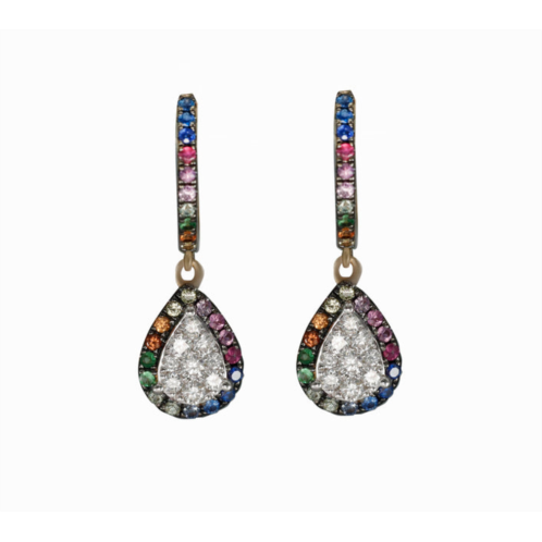 Diana M. diamond earrings