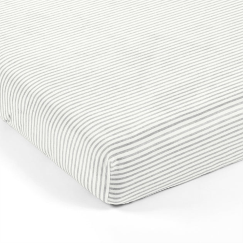 Lush Decor stripe soft & plush fitted crib sheet