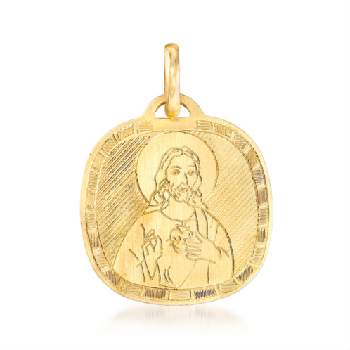 Ross-Simons italian 18kt yellow gold sacred heart pendant