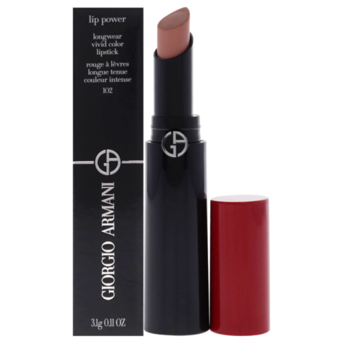 Giorgio Armani lip power longwear vivid color lipstick - 102 romanza by for women - 0.11 oz lipstick