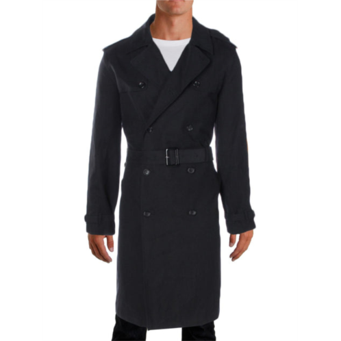 London Fog plymouth mens twill double breasted trench coat