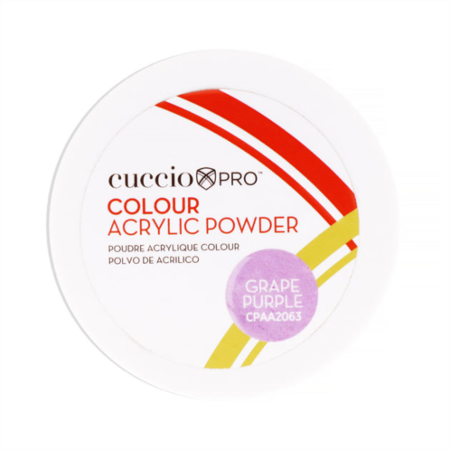 Cuccio PRO colour acrylic powder - grape purple by for women - 1.6 oz acrylic powder