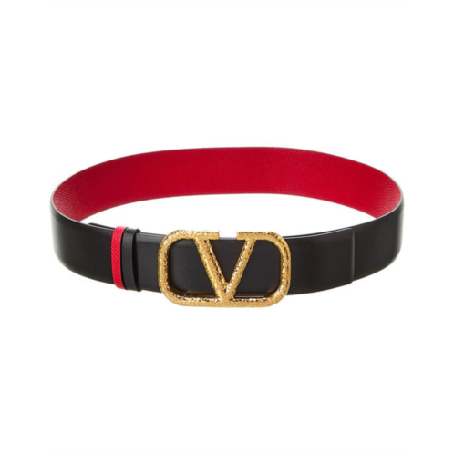 Valentino vlogo 40mm reversible leather belt