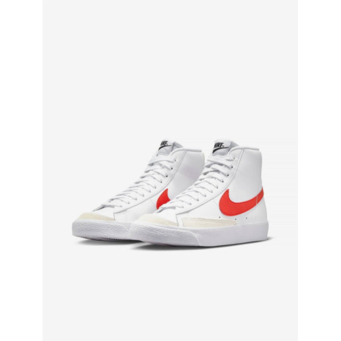 Nike blazer mid 77 (gs) da4086-110 kids white leather basketball shoes nr6180