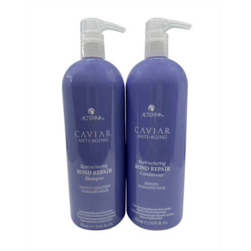 Alterna caviar anti aging restructuring bond repair shampoo & conditioner 33 oz