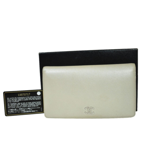 Chanel leather wallet (pre-owned)