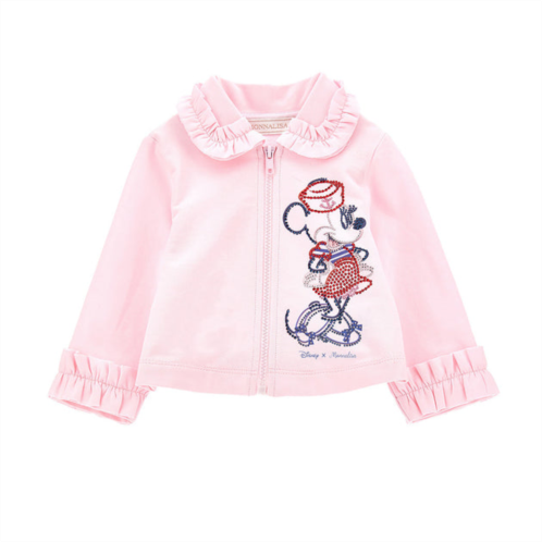 Monnalisa pink minnie mouse sweatshirt