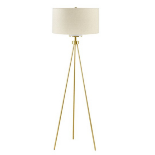 Home Outfitters gold tripod floor lamp, great for bedroom, living room, modern/contemporary