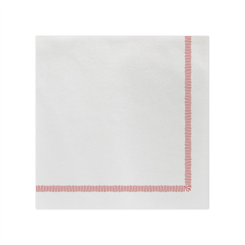 VIETRI papersoft napkins fringe red dinner napkins (pack of 50)