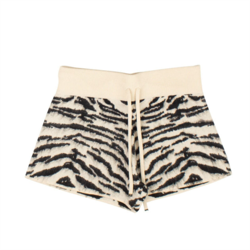 Amiri zebra animal jacquard shorts