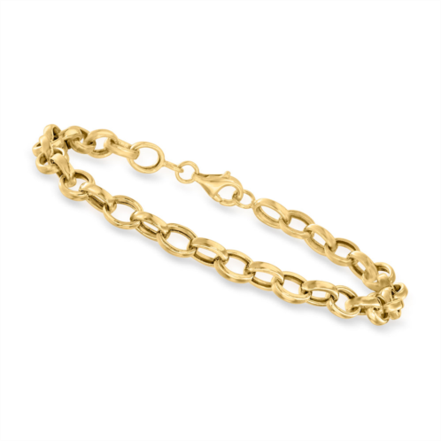 Canaria Fine Jewelry canaria 5mm 10kt yellow gold cable chain bracelet