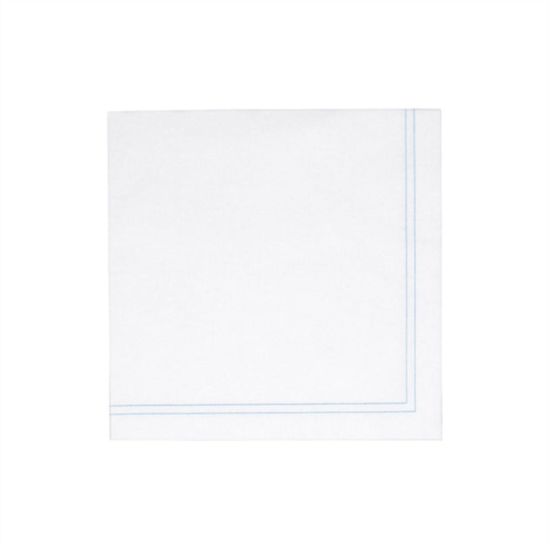 VIETRI papersoft napkins linea light blue dinner napkins (pack of 50)