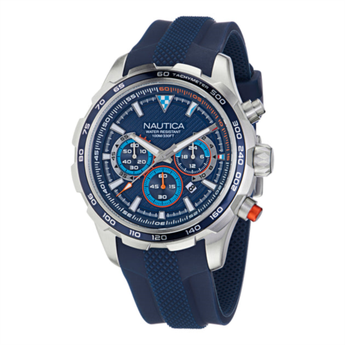 Nautica nst silicone chronograph watch